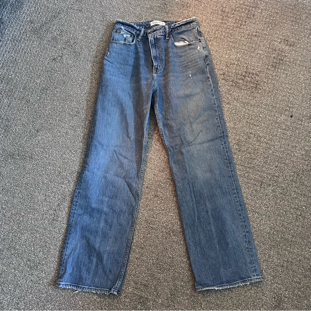 Abercrombie & Fitch Curve Love High Rise 90’s Relaxed Jeans